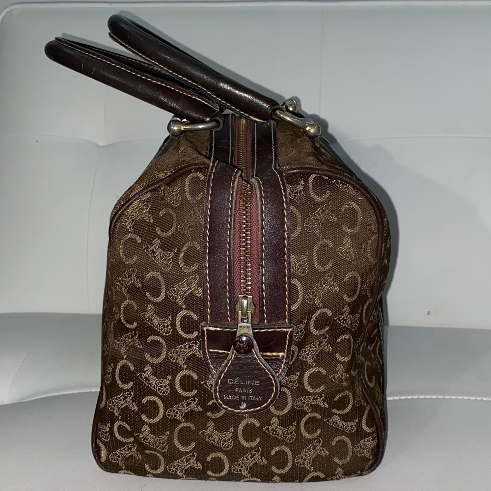 Authentic Rare CELINE Horse Carriage Boston Bag - Picture 7 of 16